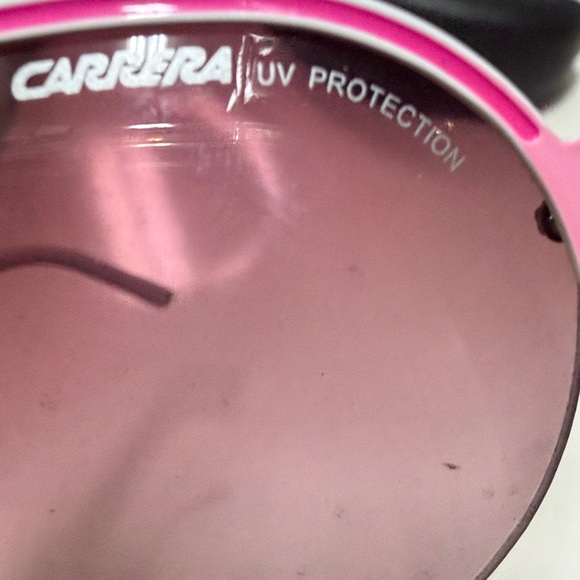 Kids Carrera Sunglasses with Pink and White Frame - Picture 5 of 5